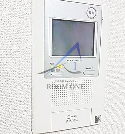 アクアスイート日暮里のセキュリティ|モニター付きインターホンです。