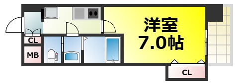 【間取り】 | Luxe大正 仲介手数料無料