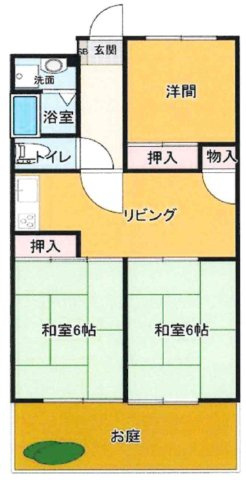 シャンボール芦屋の間取り|ペット飼育可能(規約制限有り)