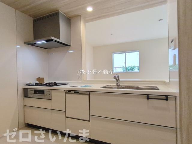《仲介手数料無料》上尾市本町５丁目5-17新築一戸建てブルーミングガーデンのキッチン