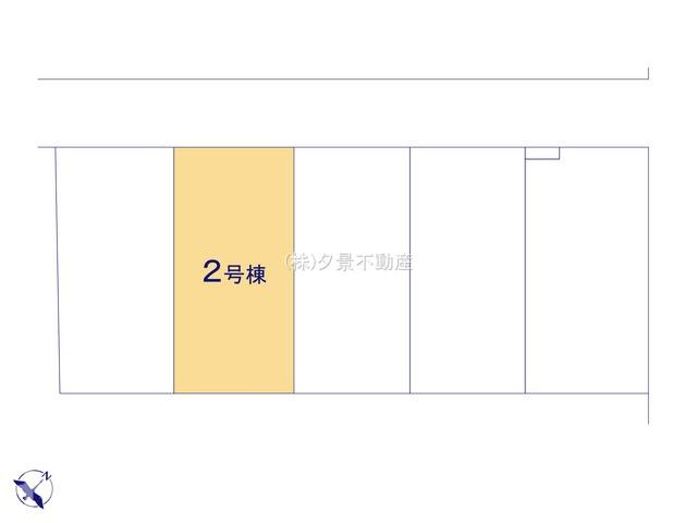 《仲介手数料無料》上尾市本町５丁目5-17新築一戸建てブルーミングガーデンの区画図