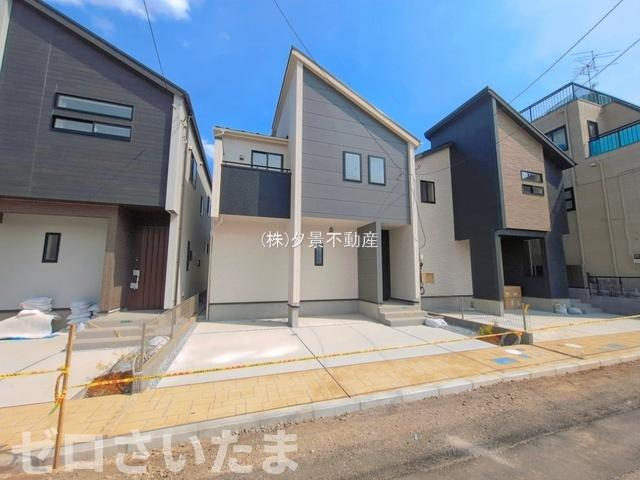 《仲介手数料無料》上尾市本町５丁目5-17新築一戸建てブルーミングガーデンの外観