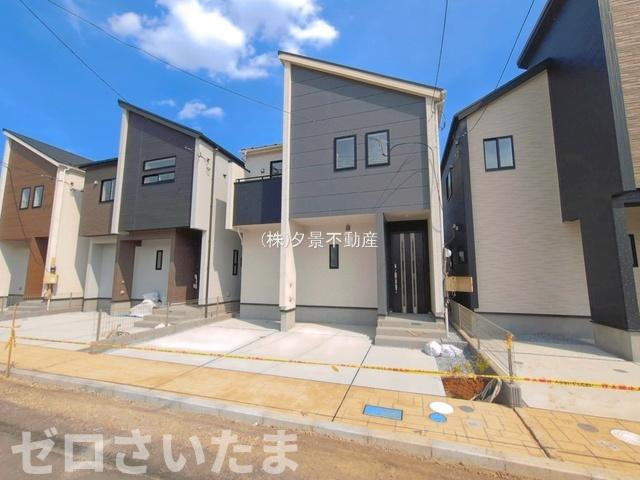 《仲介手数料無料》上尾市本町５丁目5-17新築一戸建てブルーミングガーデンの外観