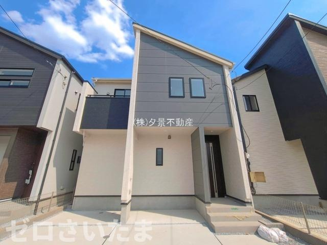 《仲介手数料無料》上尾市本町５丁目5-17新築一戸建てブルーミングガーデンの外観