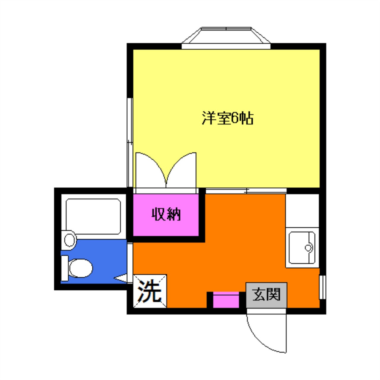 ヤマダハイツの間取り|間取りは現況優先