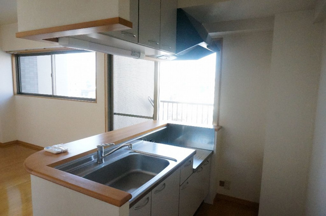 熊本市中央区本荘４丁目の賃貸マンションのバルコニー