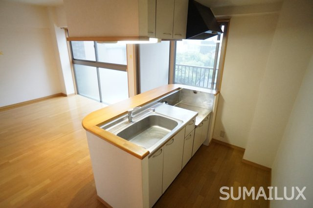 熊本市中央区本荘４丁目の賃貸マンションのキッチン