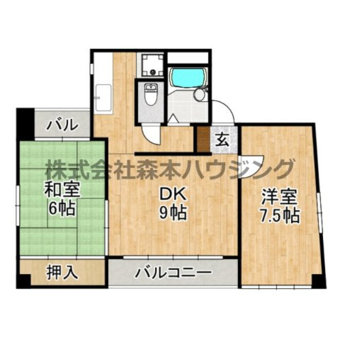 【間取り】 | 　UEDAビル