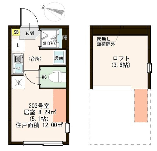 ハーモニー東十条テラスの間取り