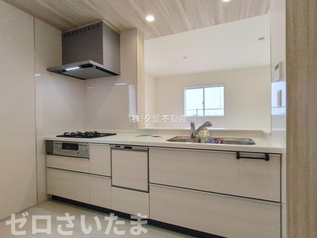 《仲介手数料無料》上尾市本町５丁目5-17新築一戸建てブルーミングガーデンのキッチン