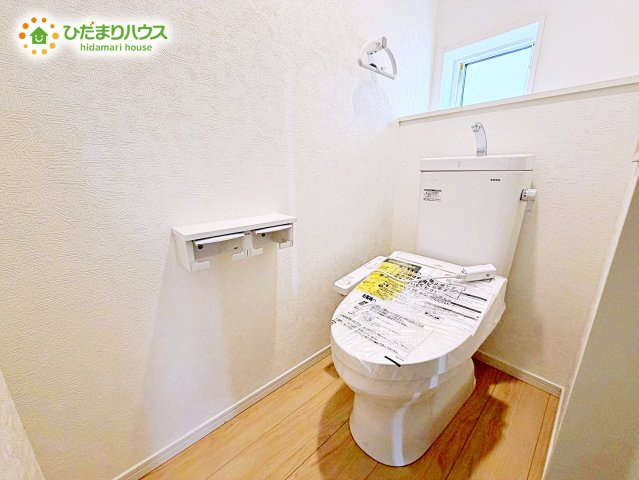 【トイレ】 | ひたちなか市平磯遠原町第2　新築戸建　3号棟 | 節水できるトイレで、少ないお水でもしっかりと洗浄してくれます！