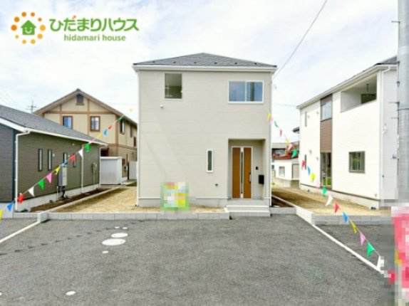 【外観】 | ひたちなか市平磯遠原町第2　新築戸建　3号棟 | 明るい光が差し込む開放感あふれる住まいです。