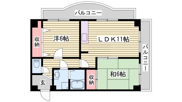 アルコ・ラ・カーサ佃町の間取り