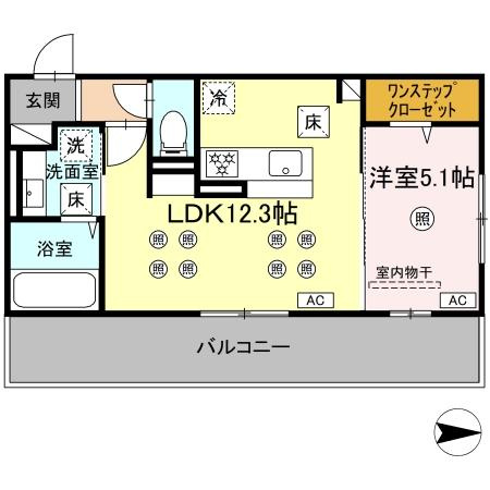カトルカールⅡの間取り