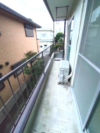 マンションオバタのバルコニー