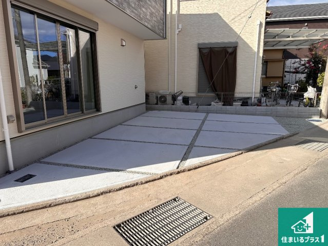 加古川市加古川町溝之口　第21期　新築一戸建ての駐車場|駐車スペース！散水栓があるので、こまめに愛車を洗えます！