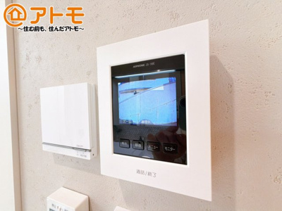 【セキュリティ】 | 沼津市寿町Ⅱ　新築一戸建て　全1棟 | TVモニター付きインターホンは防犯性に優れています！