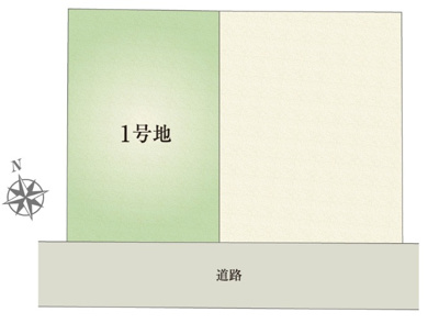 【区画図】 | 沼津市寿町Ⅱ　新築一戸建て　全1棟