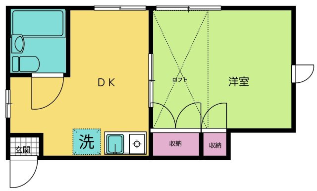 パインハイムの間取り