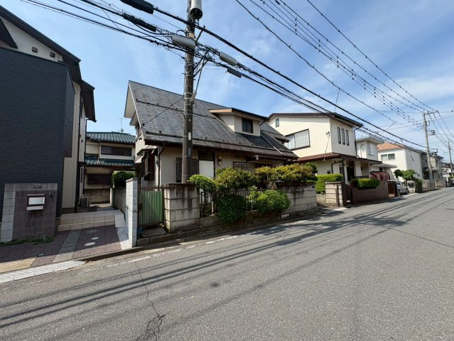 川越市上戸新町　建築条件なし売地　東武東上線『霞ヶ関駅』徒歩9分　【上戸小学区】の前面道路含む現地写真