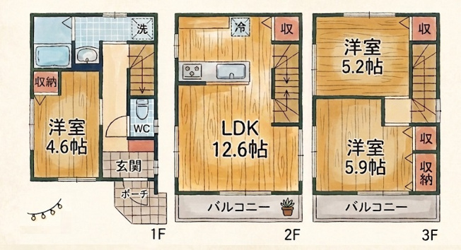 【間取り】 | Ｓａｙａ戸建