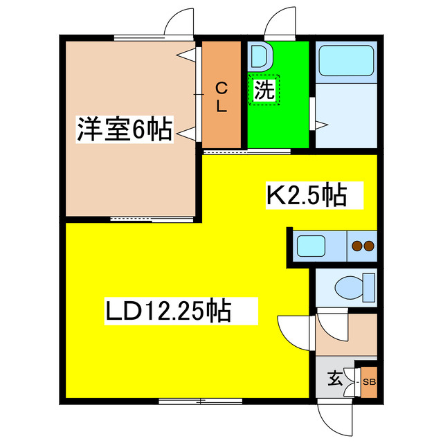 ケイズステーブルの間取り