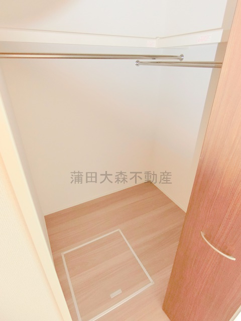 アンジュール蒲田の収納|収納　ウォークインクローゼット！