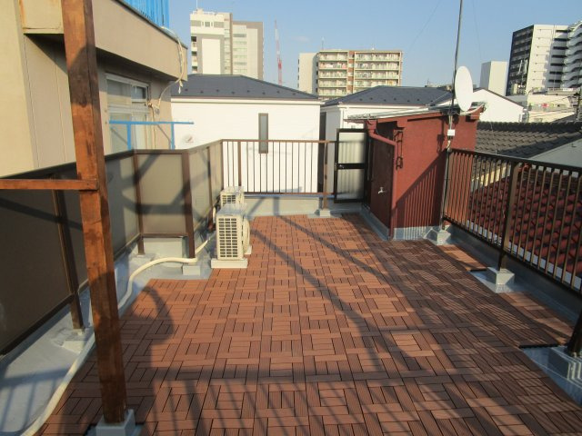 屋上付きです