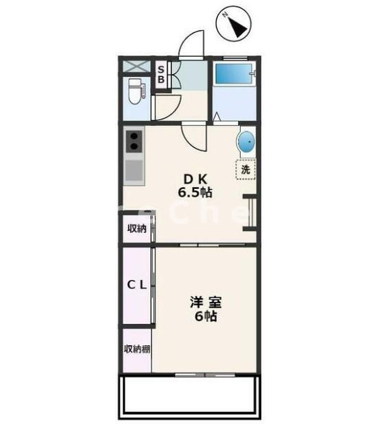 名弘マンションの間取り