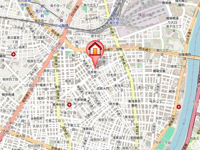 ジュネスHKの地図