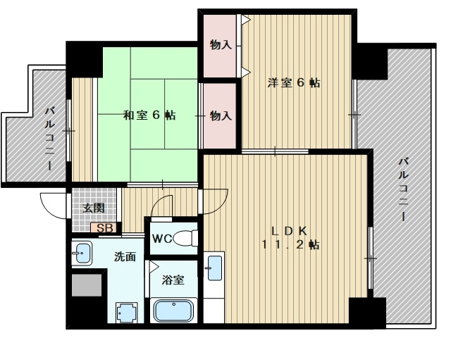 大阪市東淀川区南江口３丁目のマンション