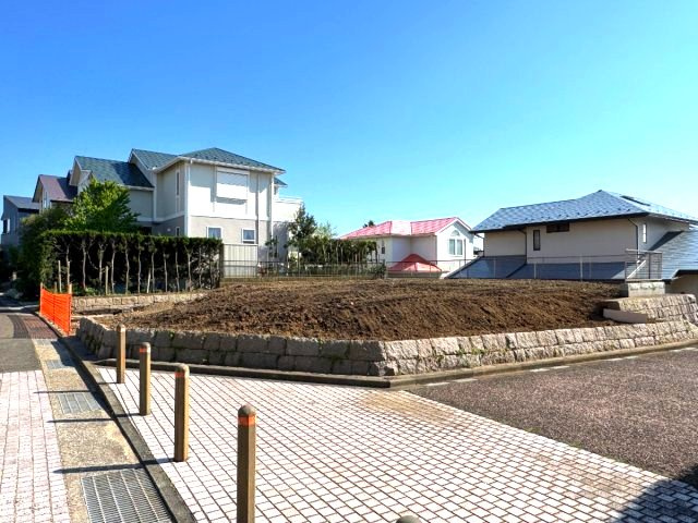 海見え！1階・2階から海を臨む　整形地の外観|陽当良好