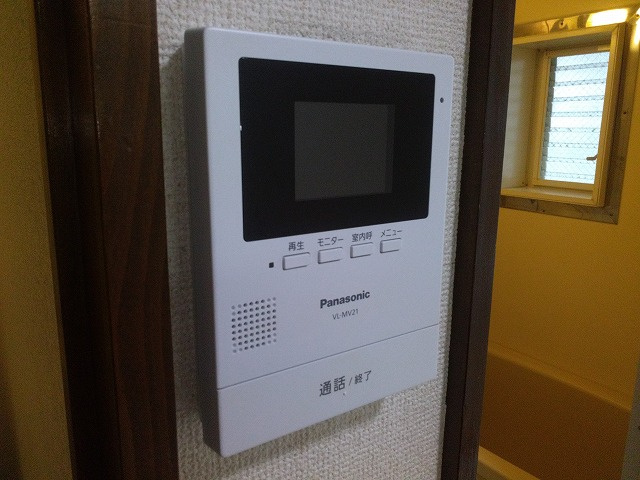ハイムSのセキュリティ|モニター付きインターホン
