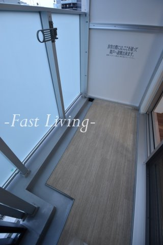 グレイスコート岩本町のバルコニー