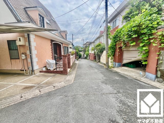 伏見区桃山町遠山　A号地の前面道路含む現地写真