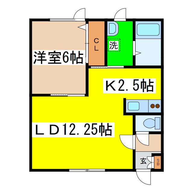 ケイズステーブルの間取り
