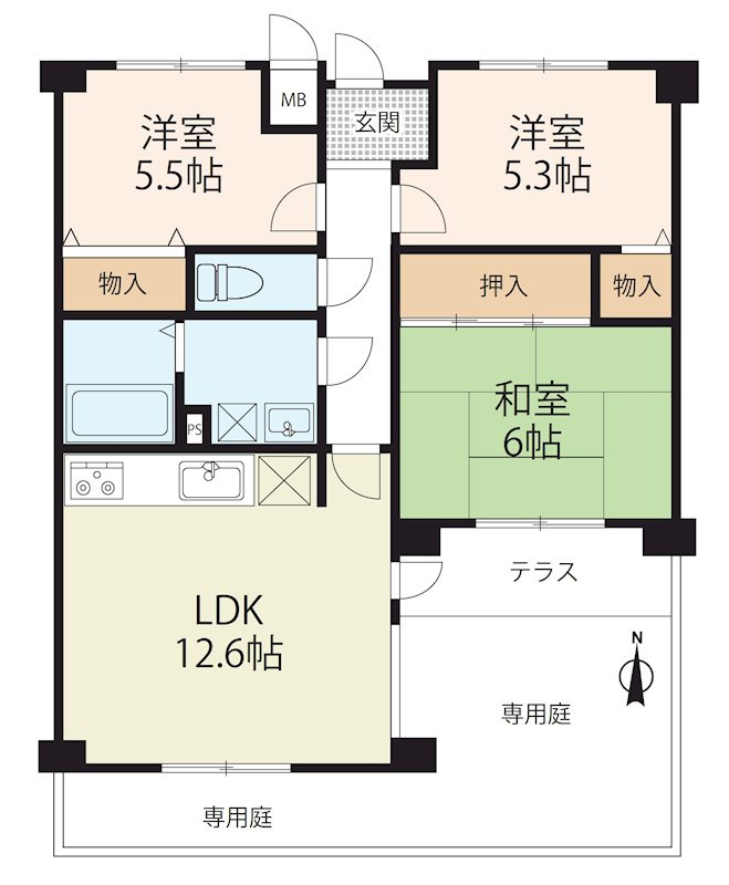 グローバル野路の間取り