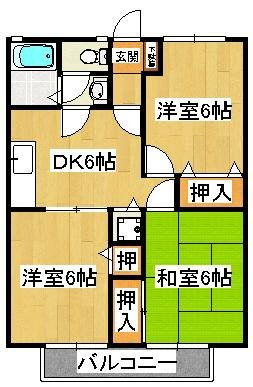 グランドールⅡの間取り