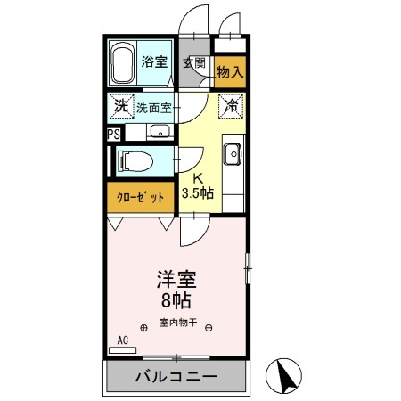 【間取り】 | アネシス城北 Ｃ