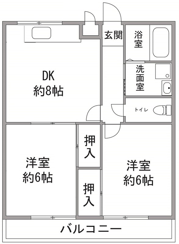 プラザ西調布の間取り