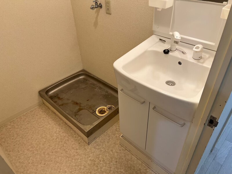 プラザ西調布の洗面所