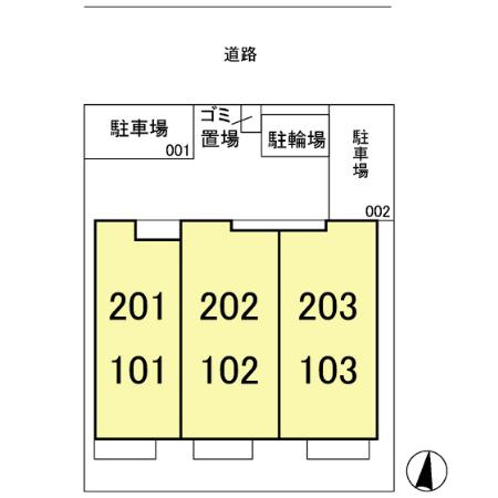 J・Courtの区画図