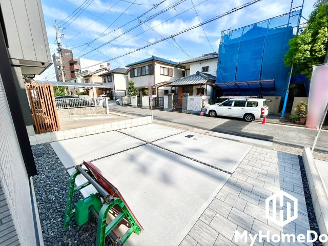 北区長喜町　2期　の駐車場|駐車スペースを2台分確保、来客時にも便利です