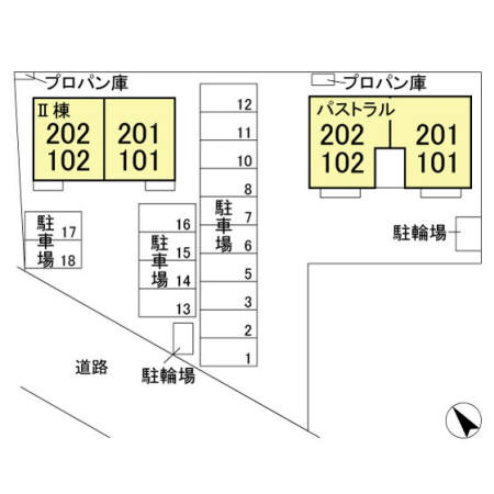【区画図】 | パストラル ２