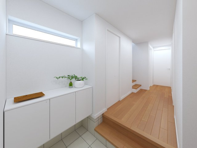 青谷町2丁目 新築戸建の玄関
