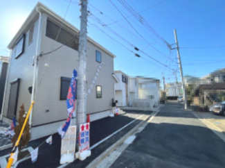 【前面道路含む現地写真】 | 寒川町倉見　新築分譲住宅　全4棟/今回販売1棟 | 前面道路