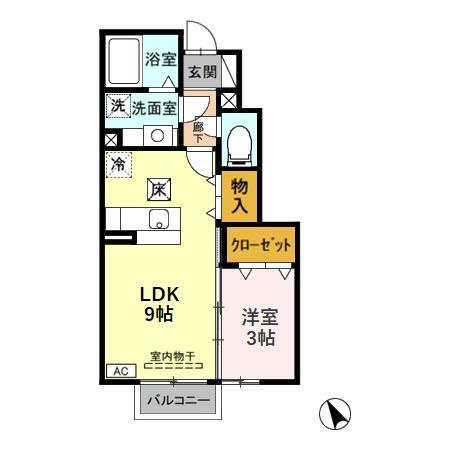 【間取り】 | ローズコート城北