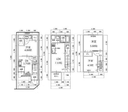 【間取り】 |  門真市常称寺町アパート