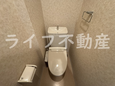 Luxe玉造Ⅱのトイレ|トイレもきれいです