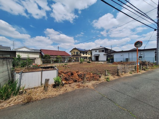 高崎市貝沢町売土地の外観|南道路より撮影